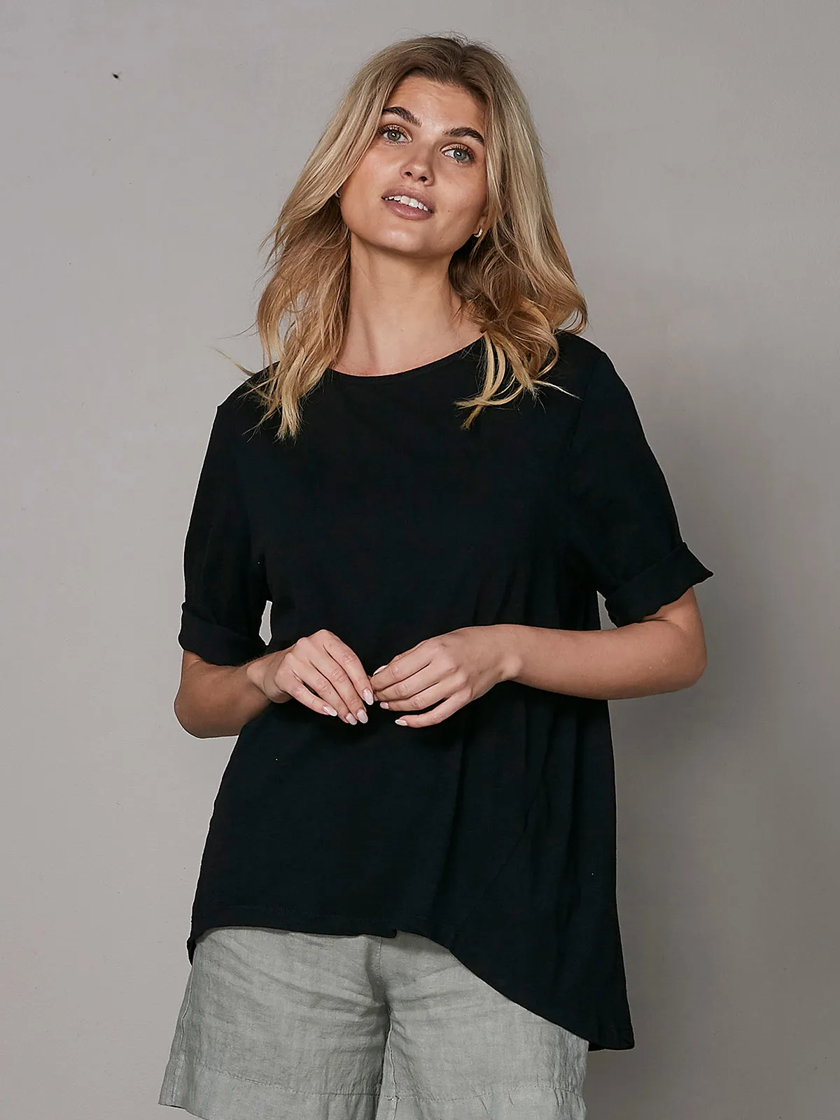 OAKLEE oversize t-shirt - Black