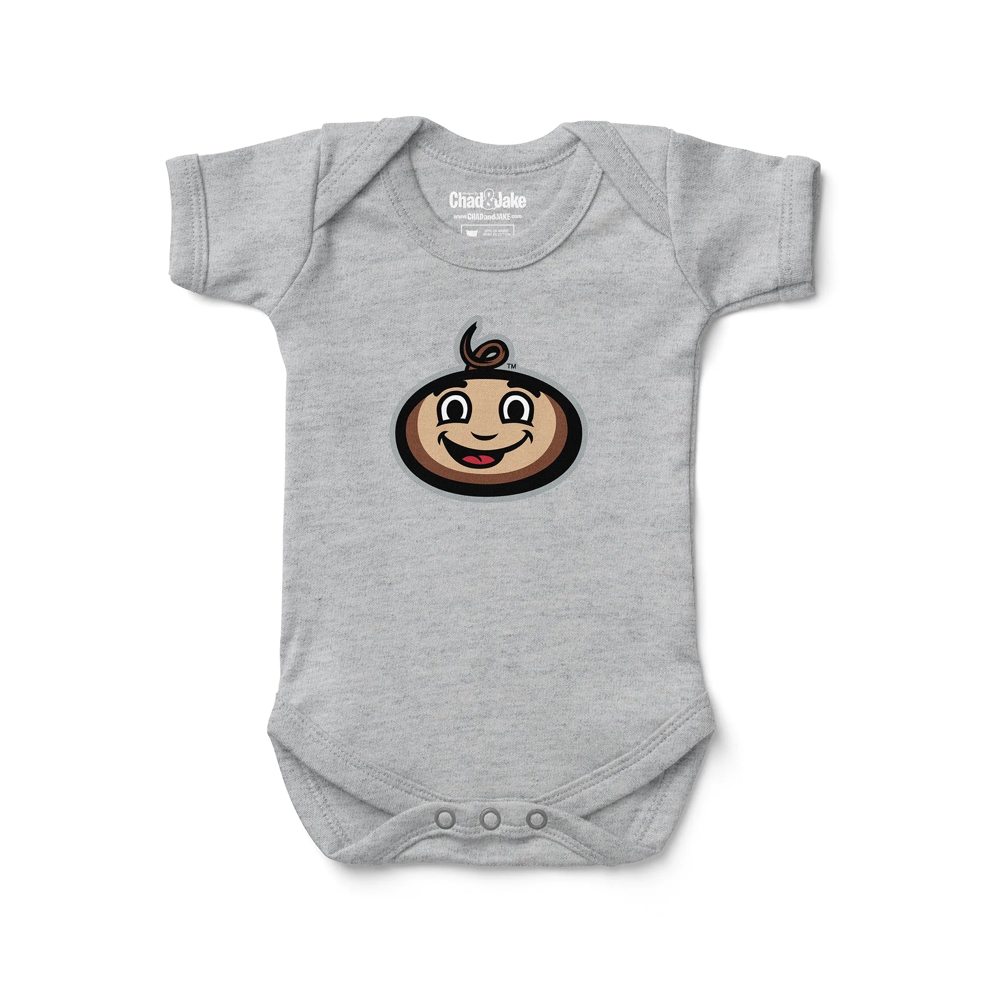 Ohio State Buckeyes Baby Brutus Logo Bodysuit