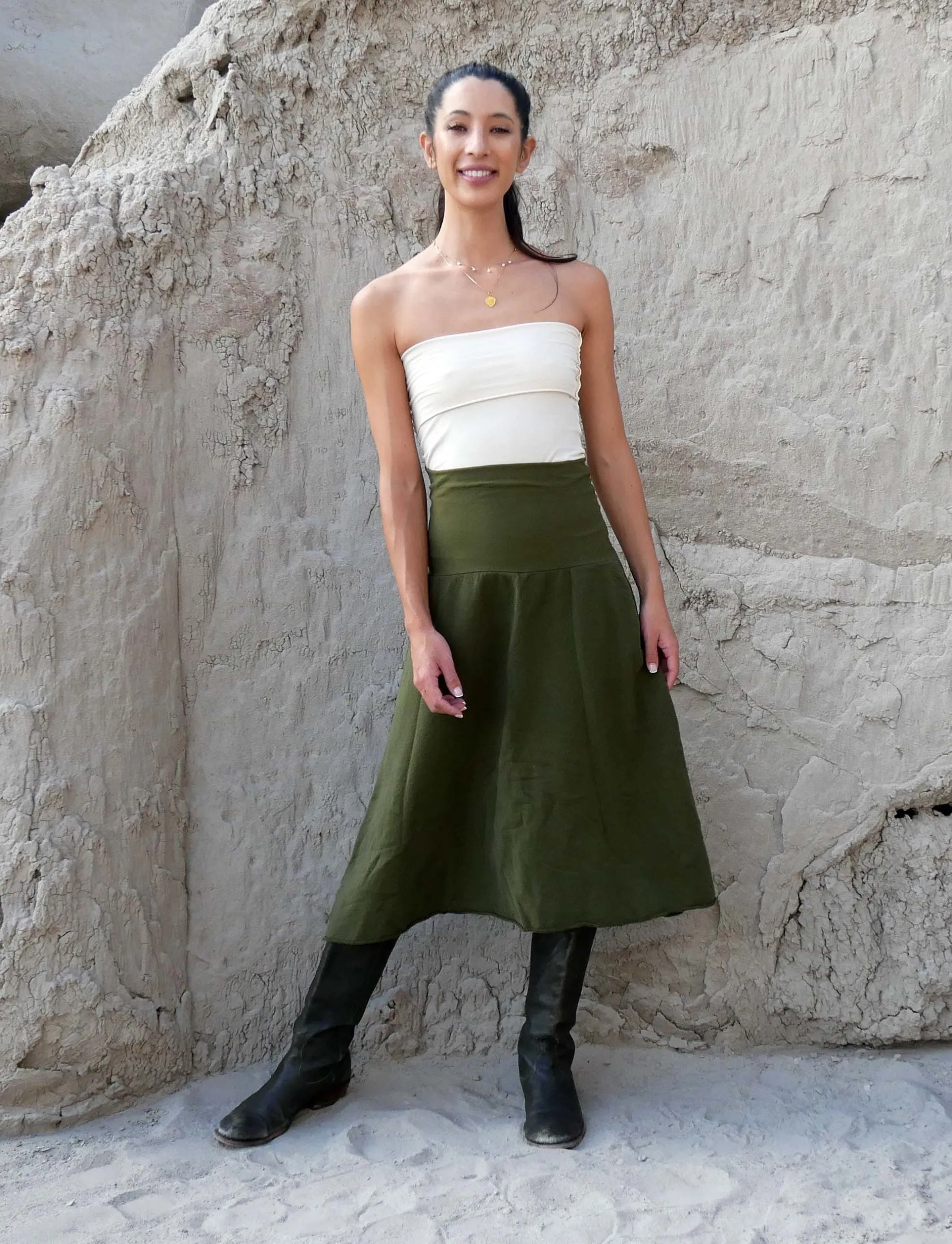 Ojai Below Knee Skirt