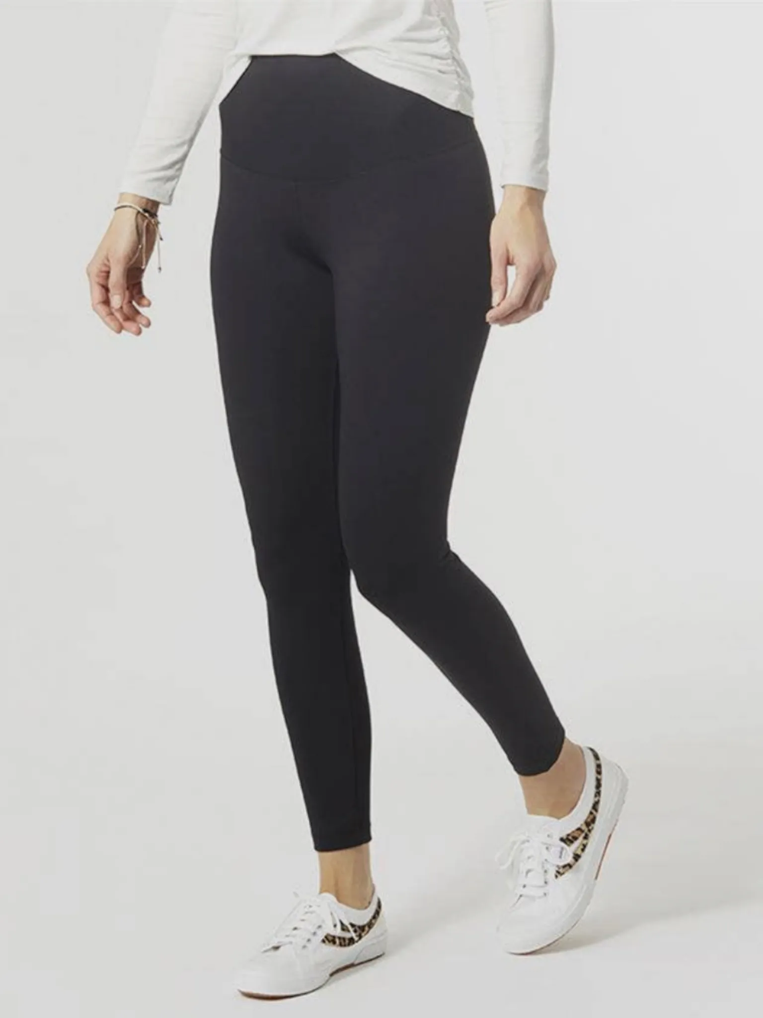 OMG Wide Waistband Leggings - Black