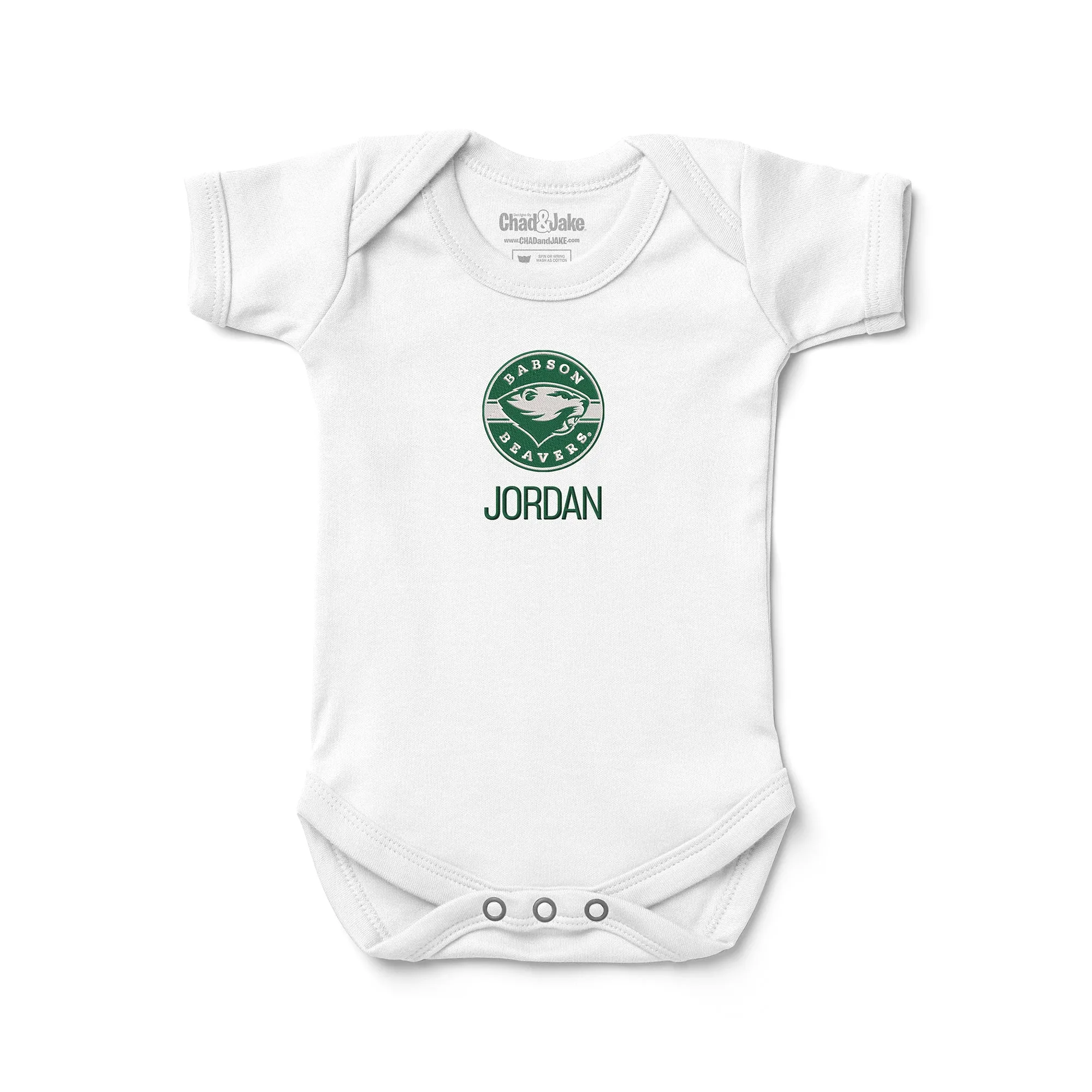 Personalized Babson Beavers Bodysuit