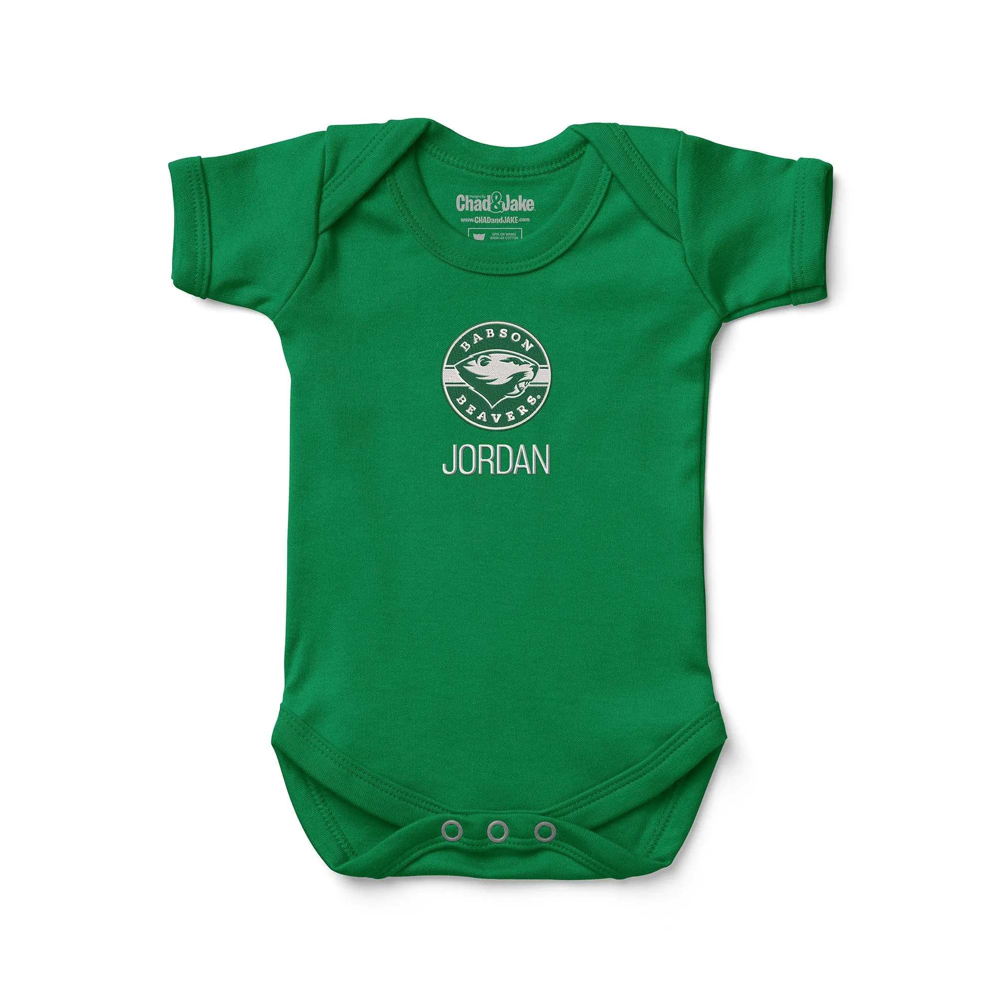 Personalized Babson Beavers Bodysuit