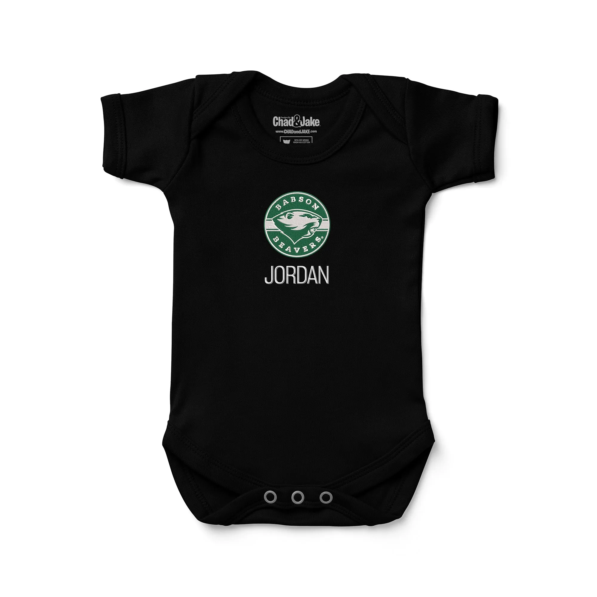 Personalized Babson Beavers Bodysuit