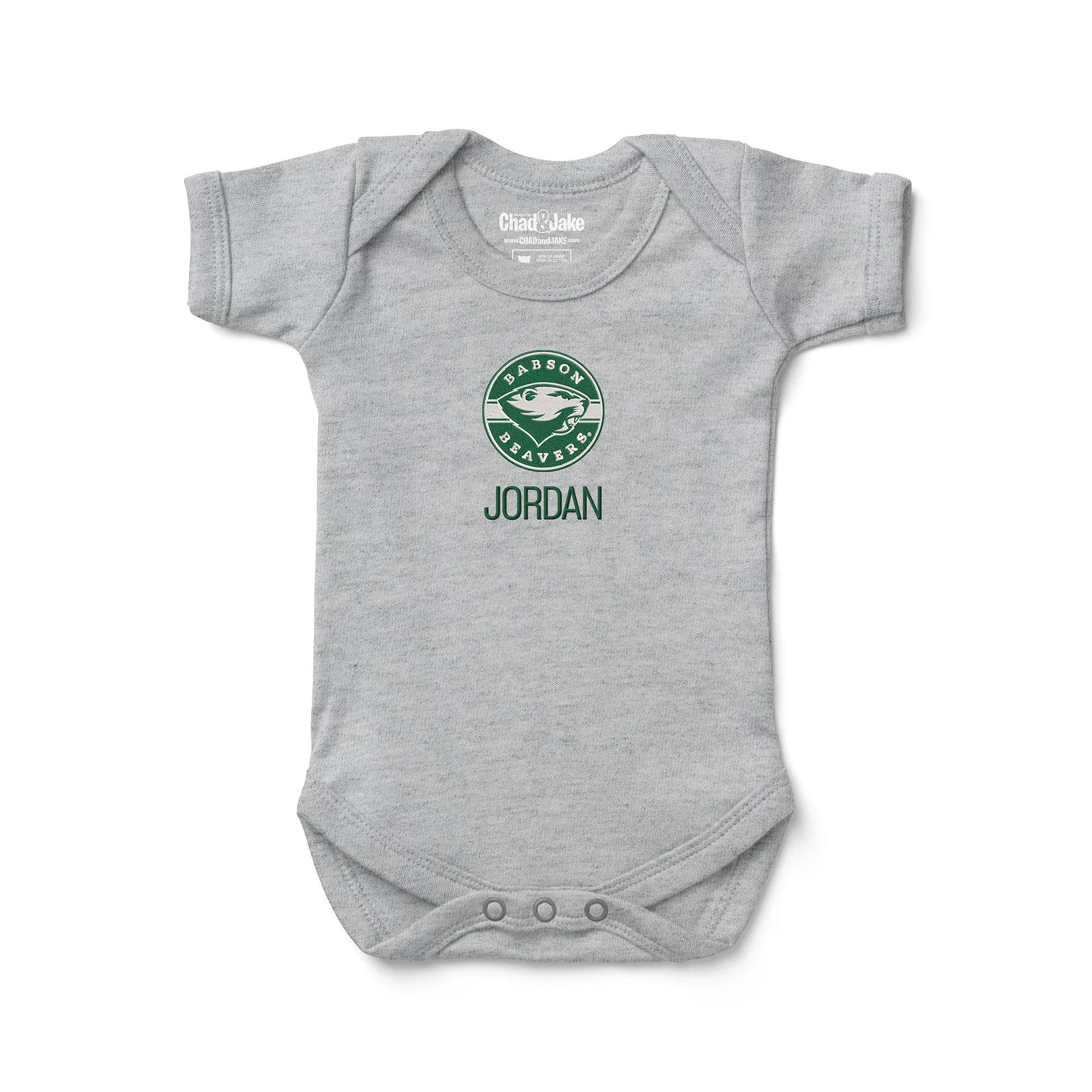 Personalized Babson Beavers Bodysuit