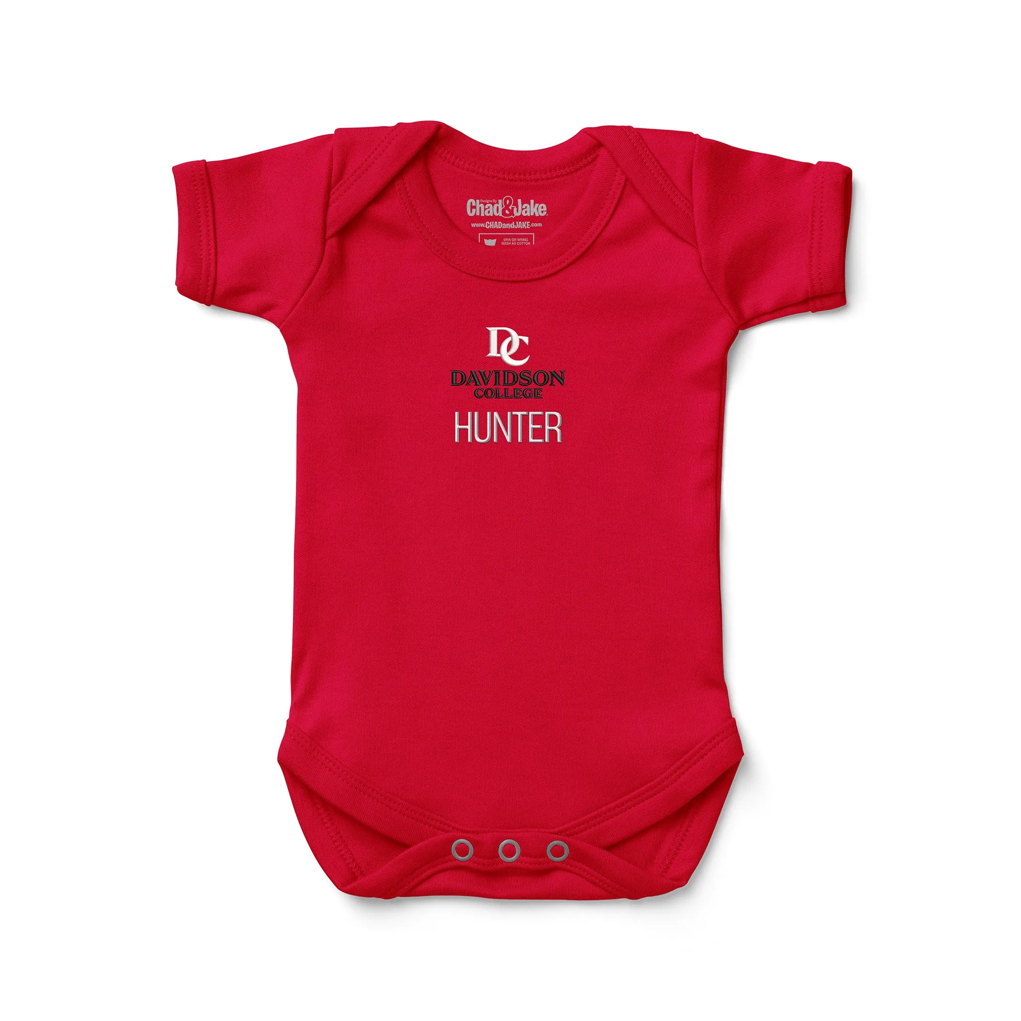 Personalized Davidson Wildcats Primary Lockup Bodysuit