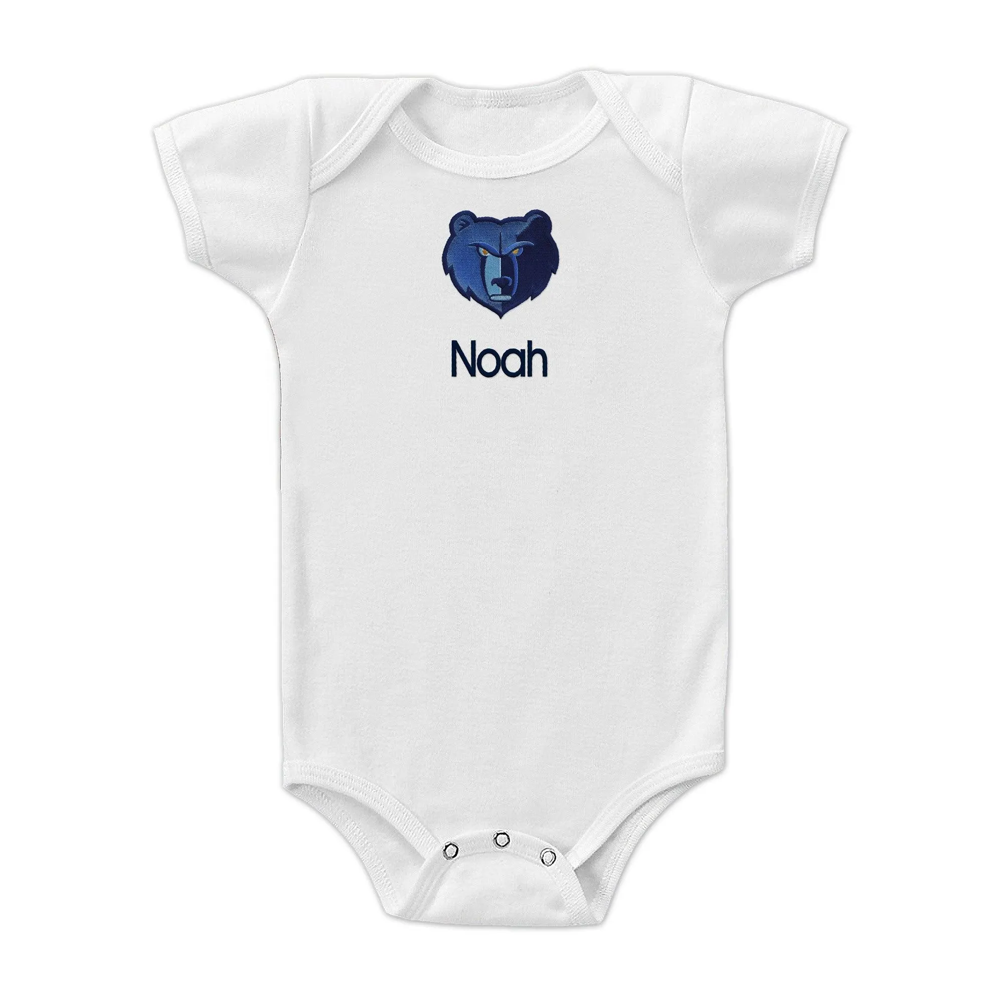 Personalized Memphis Grizzlies Bodysuit