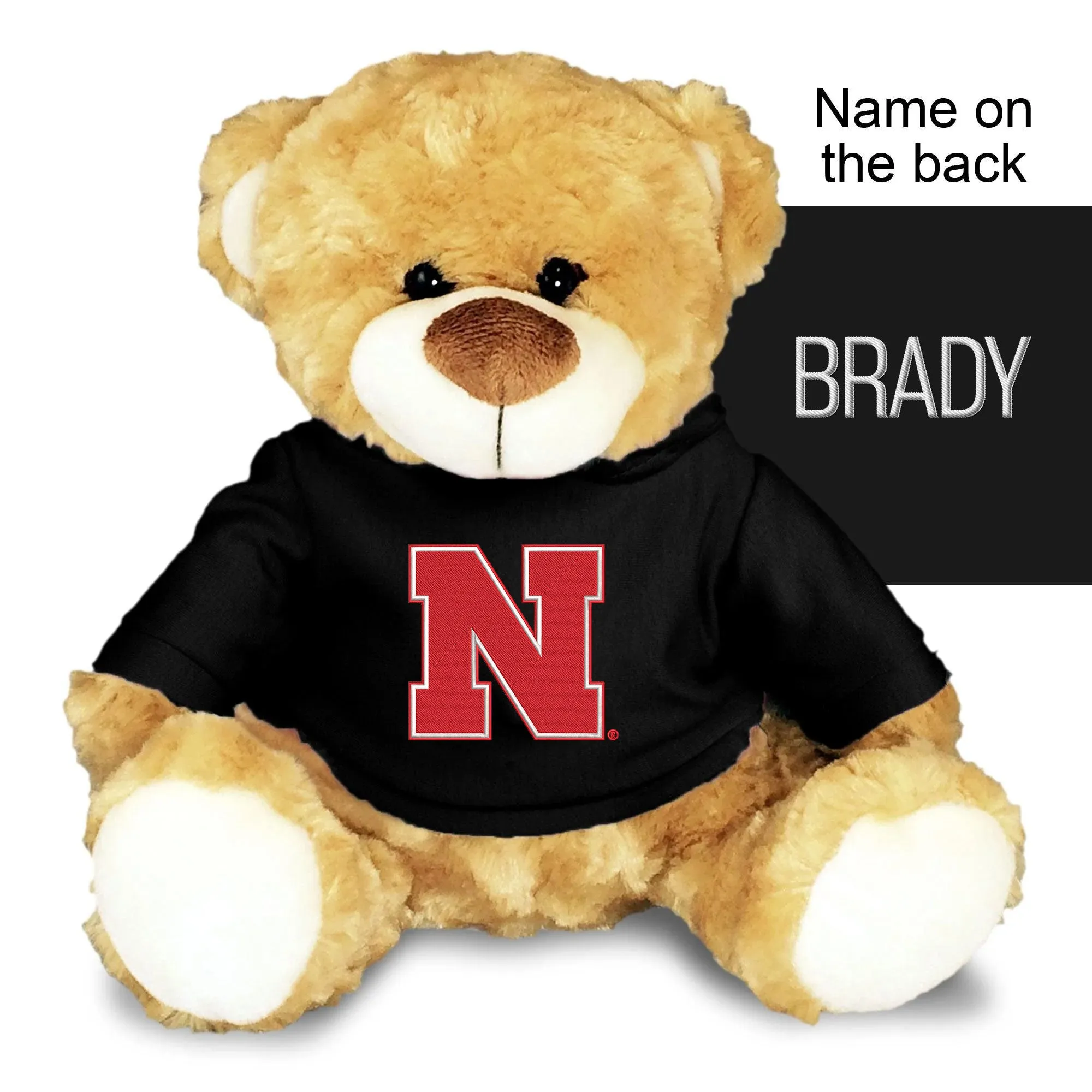 Personalized Nebraska Cornhuskers 10" Plush Bear