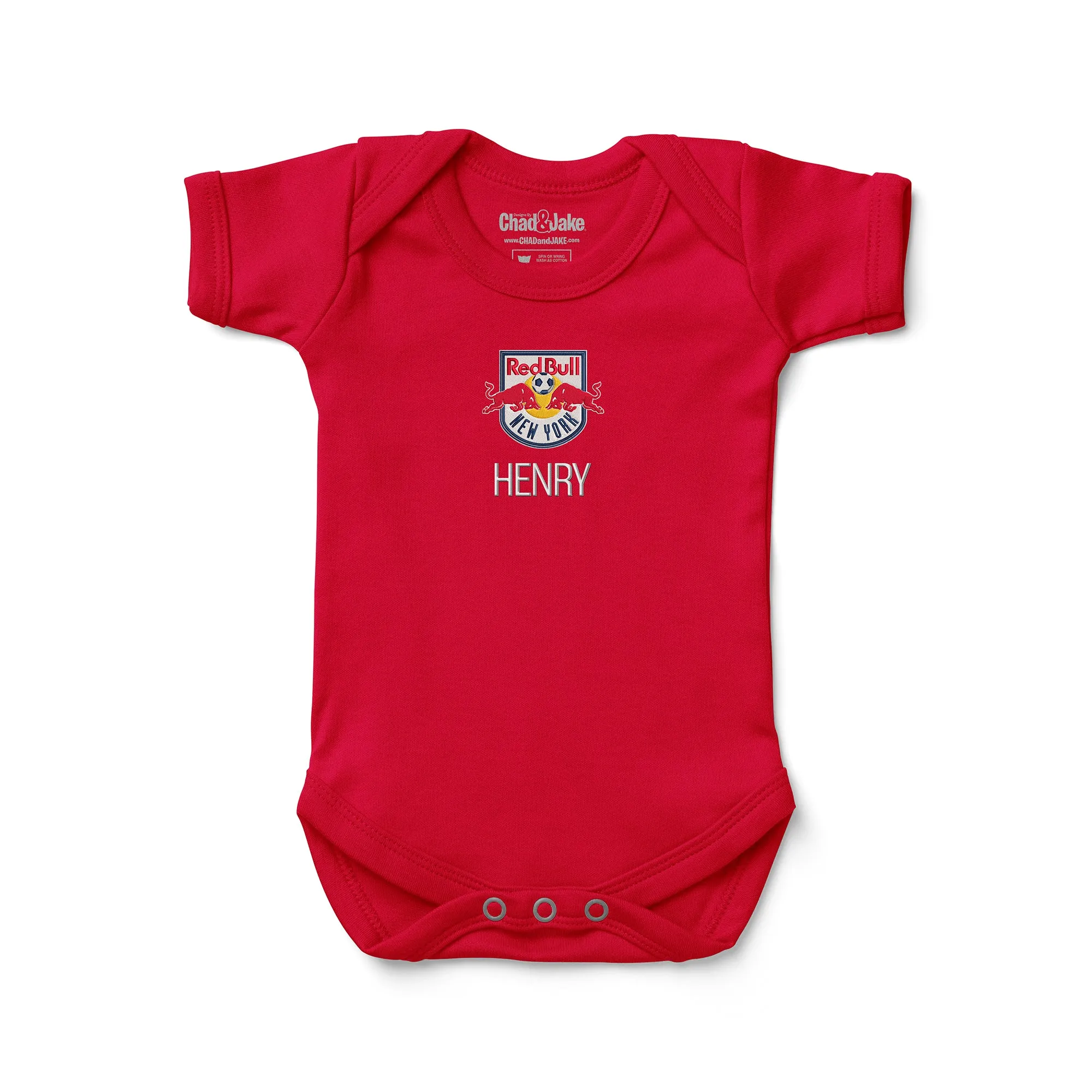 Personalized New York Red Bulls Bodysuit