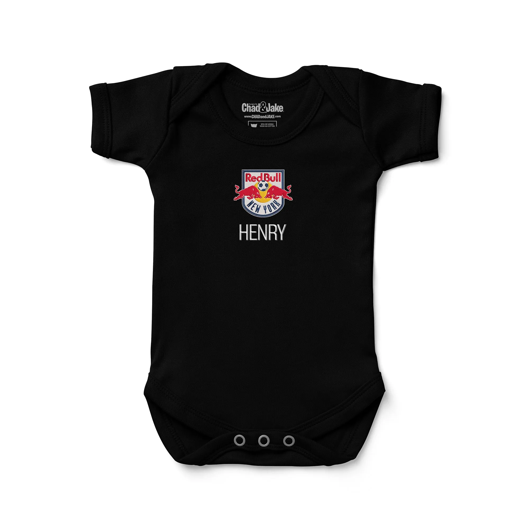 Personalized New York Red Bulls Bodysuit