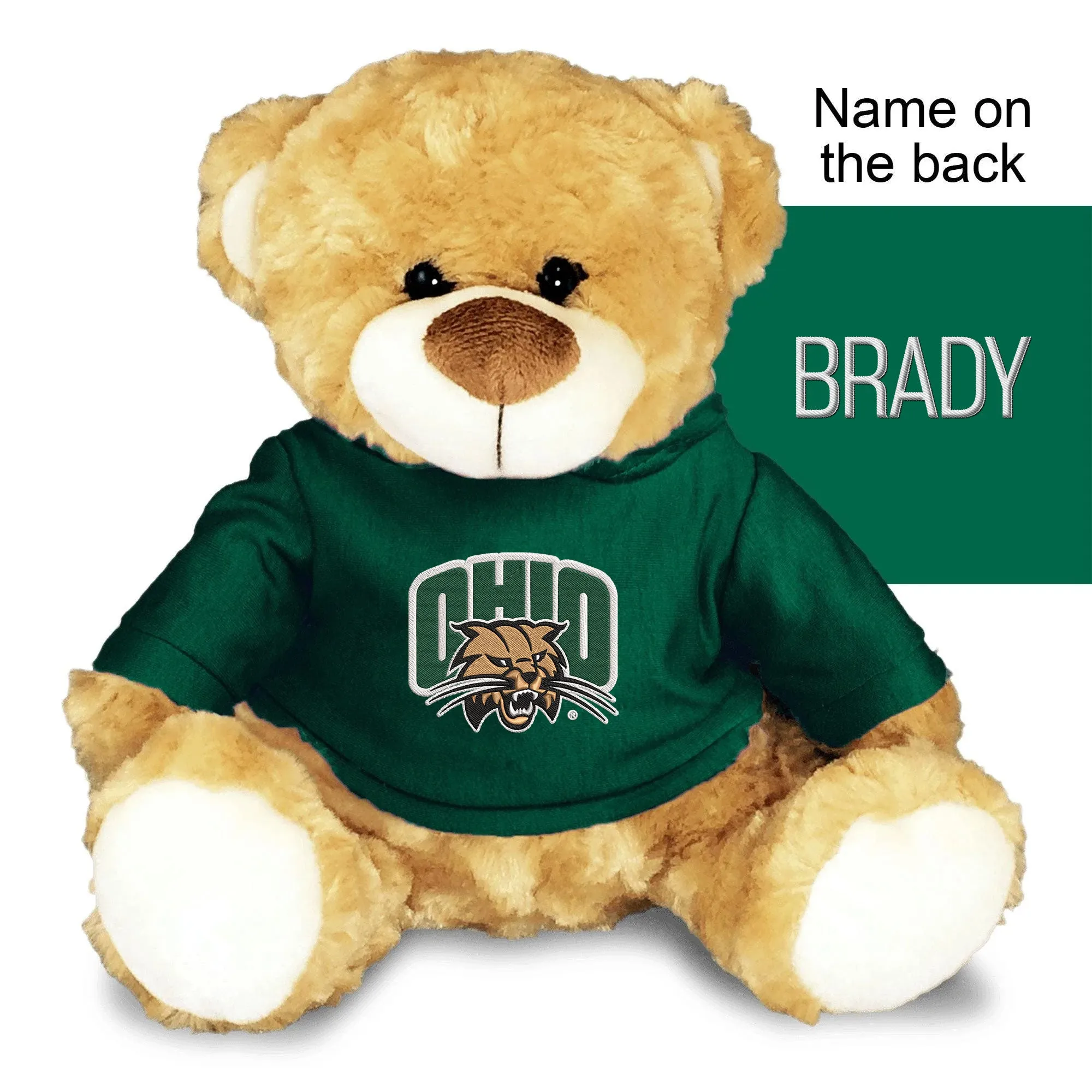 Personalized Ohio Bobcats 10" Plush Bear