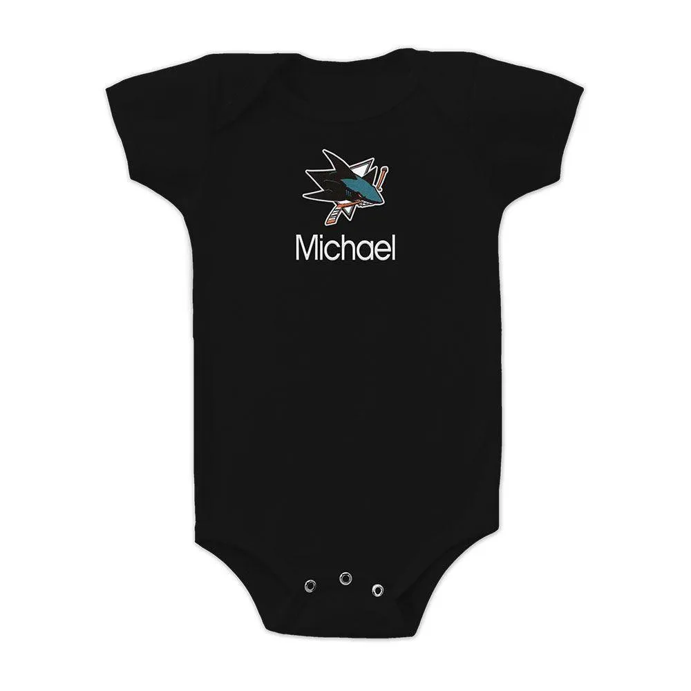 Personalized San Jose Sharks Bodysuit