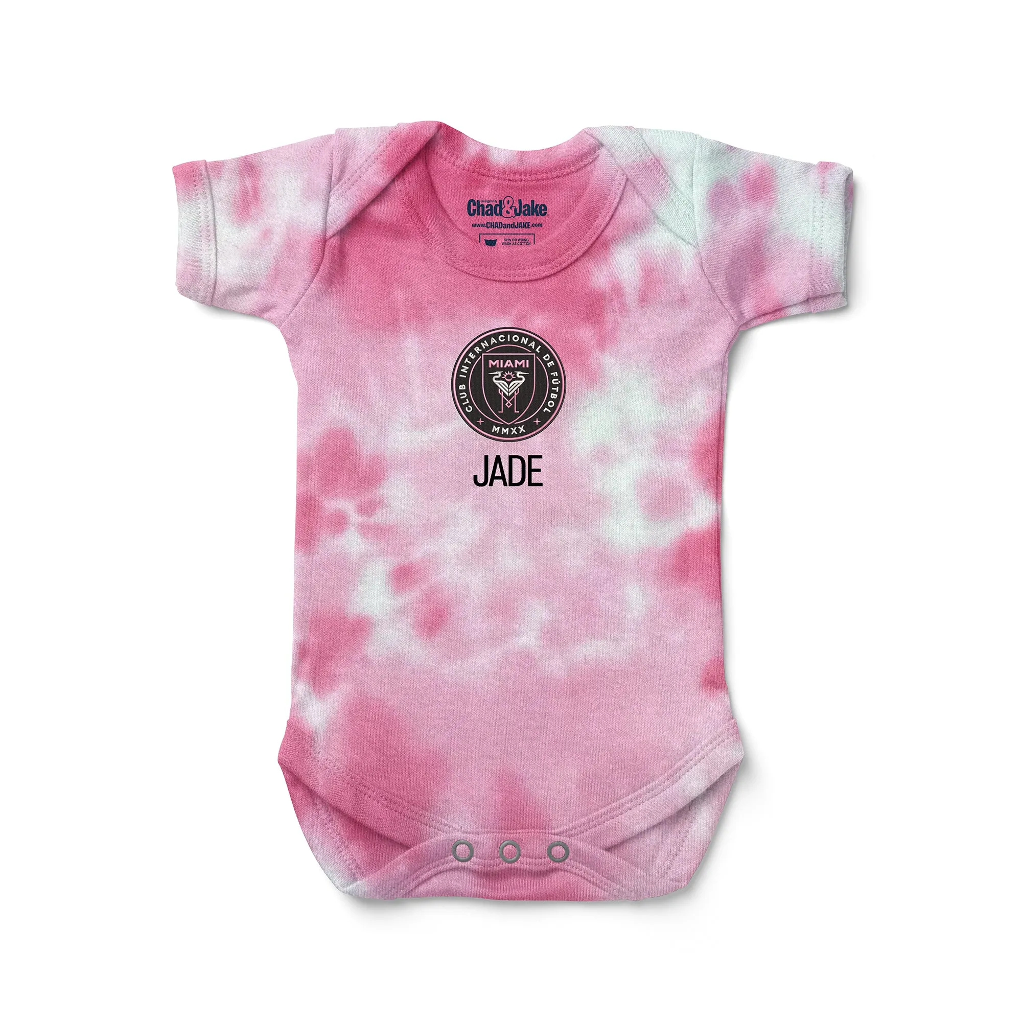 Personalized Tie Dye Inter Miami CF Bodysuit