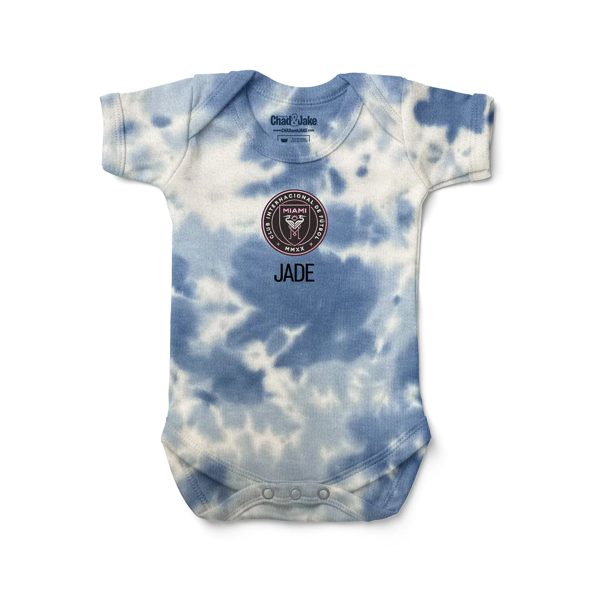 Personalized Tie Dye Inter Miami CF Bodysuit