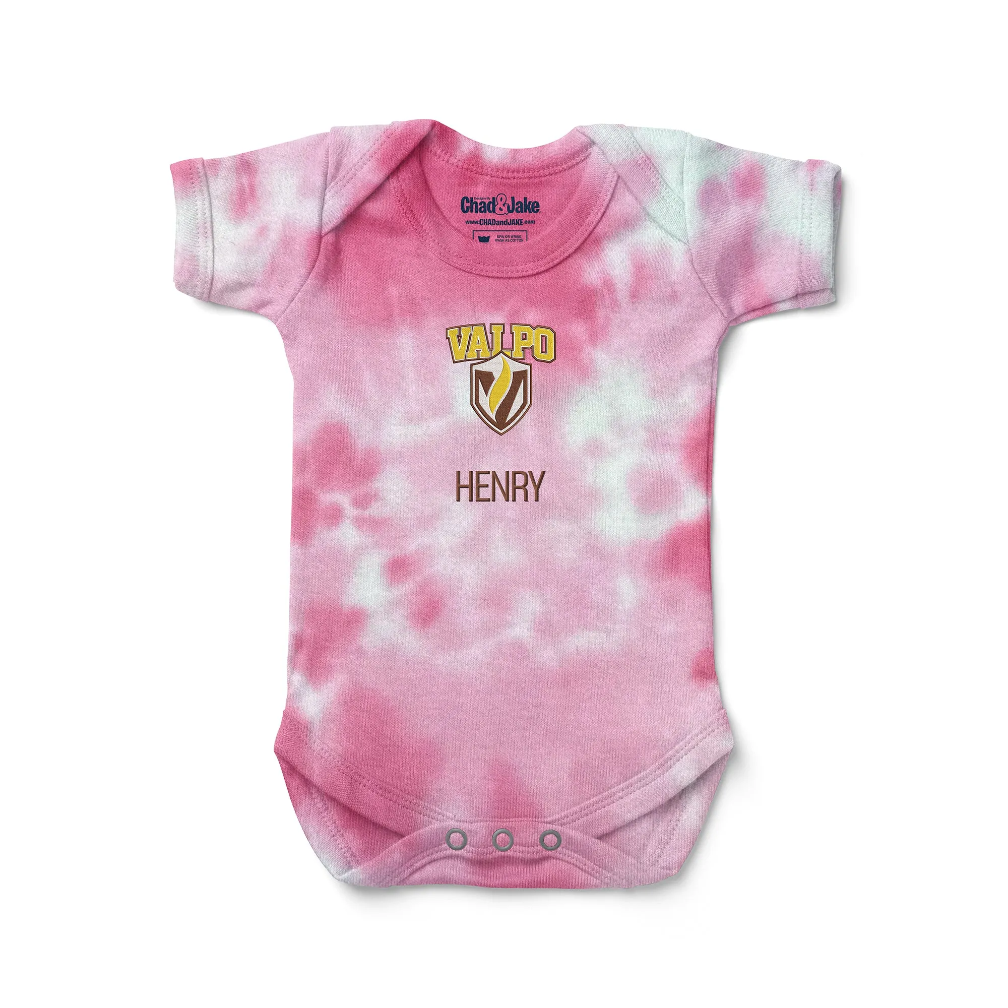 Personalized Valparaiso Beacons Tie Dye Bodysuit