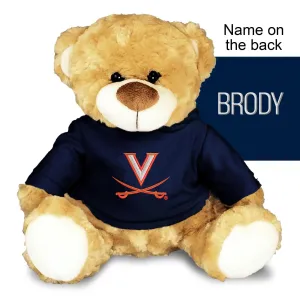 Personalized Virginia Cavaliers 10" Plush Bear