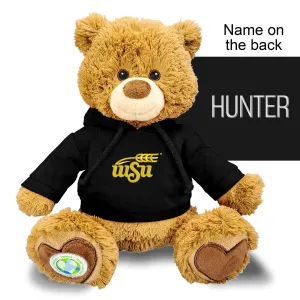 Personalized Wichita State Shockers Wheat 10" Plush Bear 2