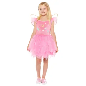 Pink Magical Springtime Fairy Dress and Wings