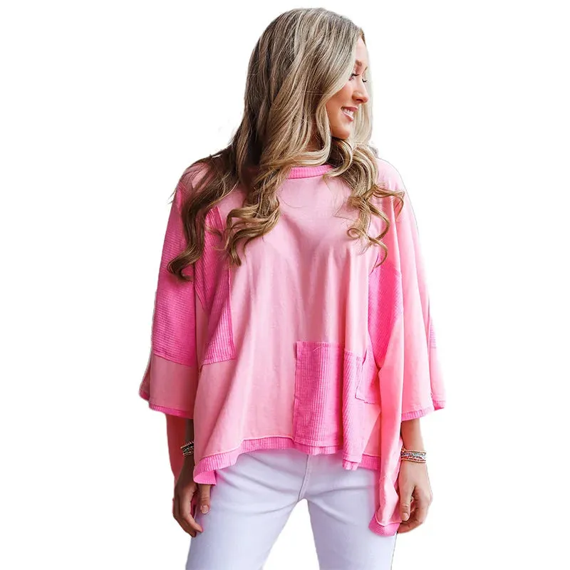 Pink Patchwork Lounge Top