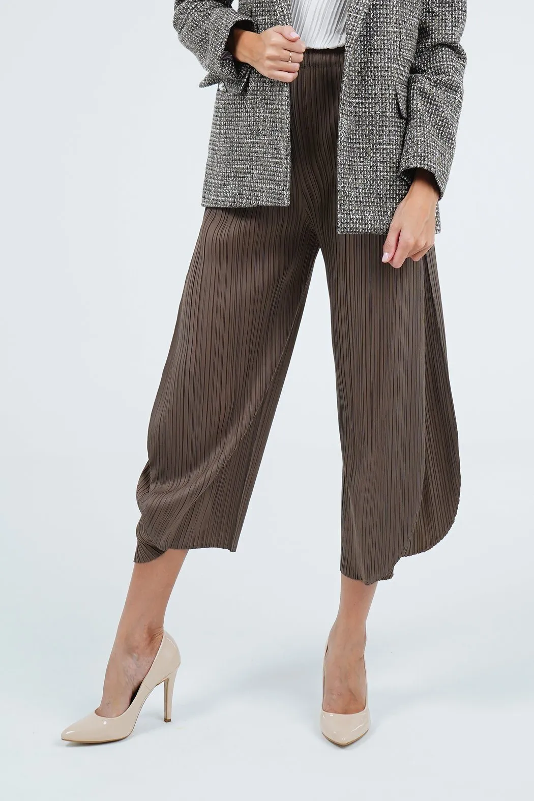 Porzia Straight Cut Layered Pants