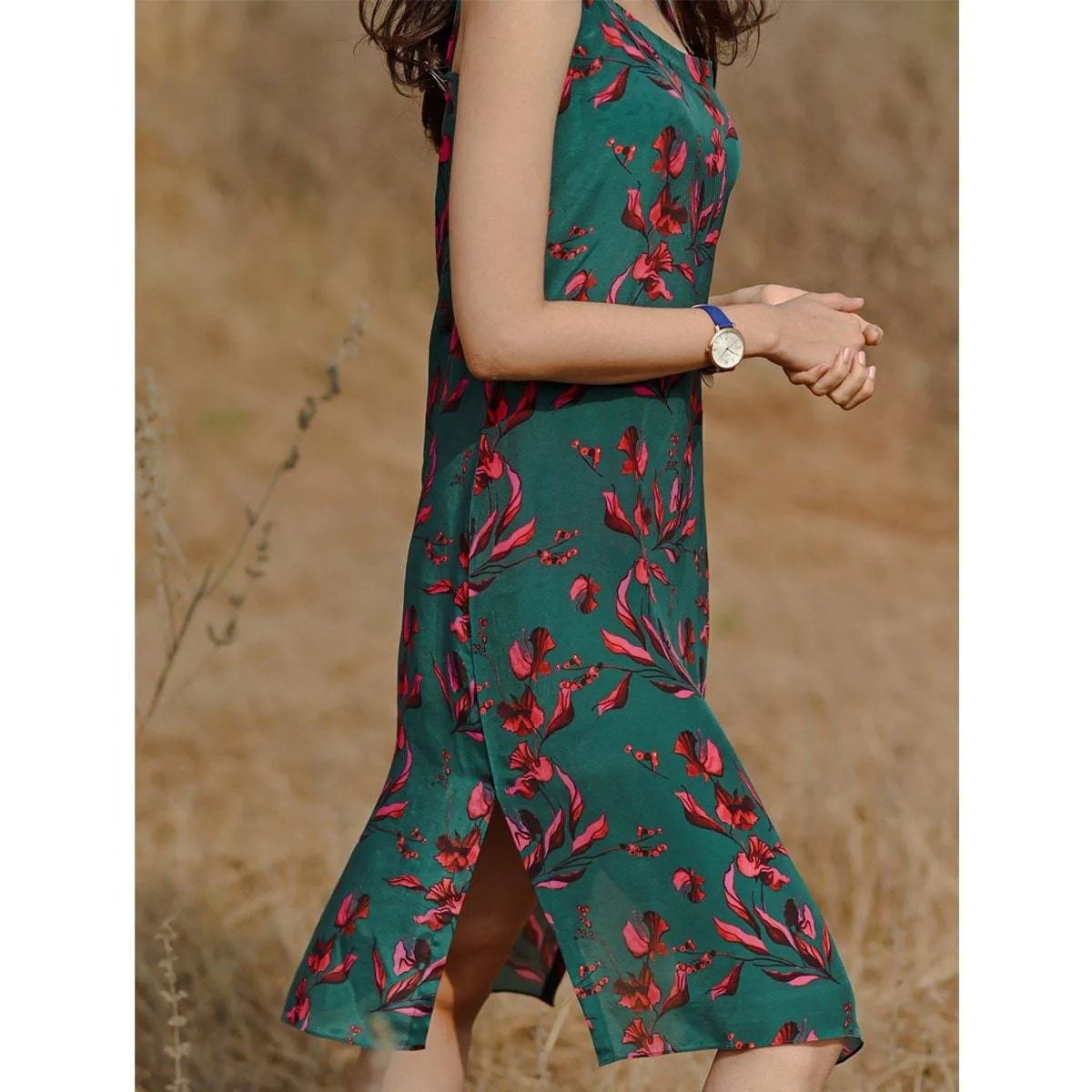 Printed Slip Dress