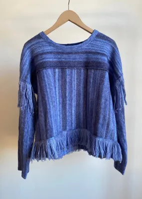 Pullover, Indigo Stripe