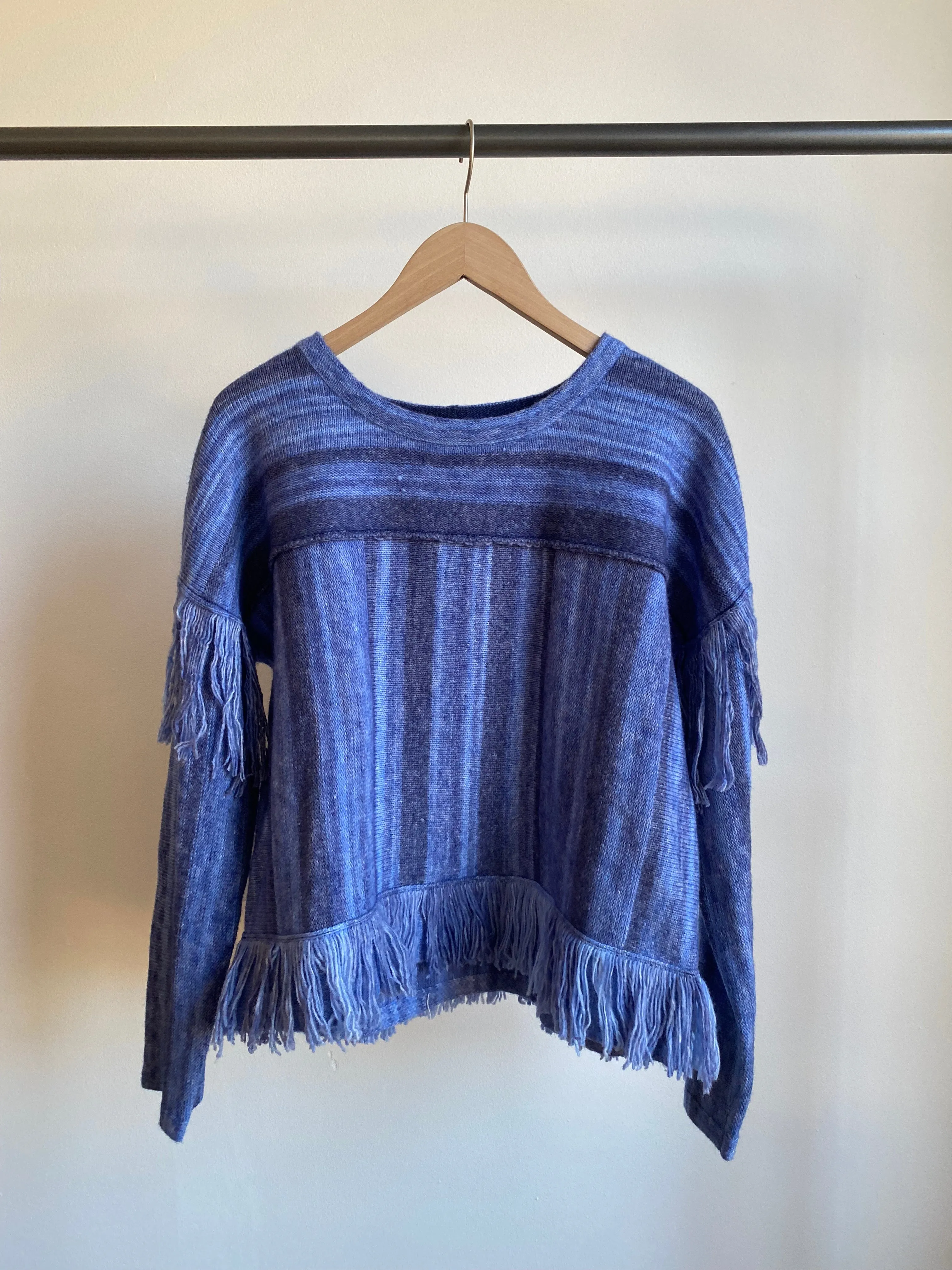 Pullover, Indigo Stripe