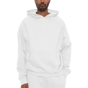 Pure Cotton Hoodie - White