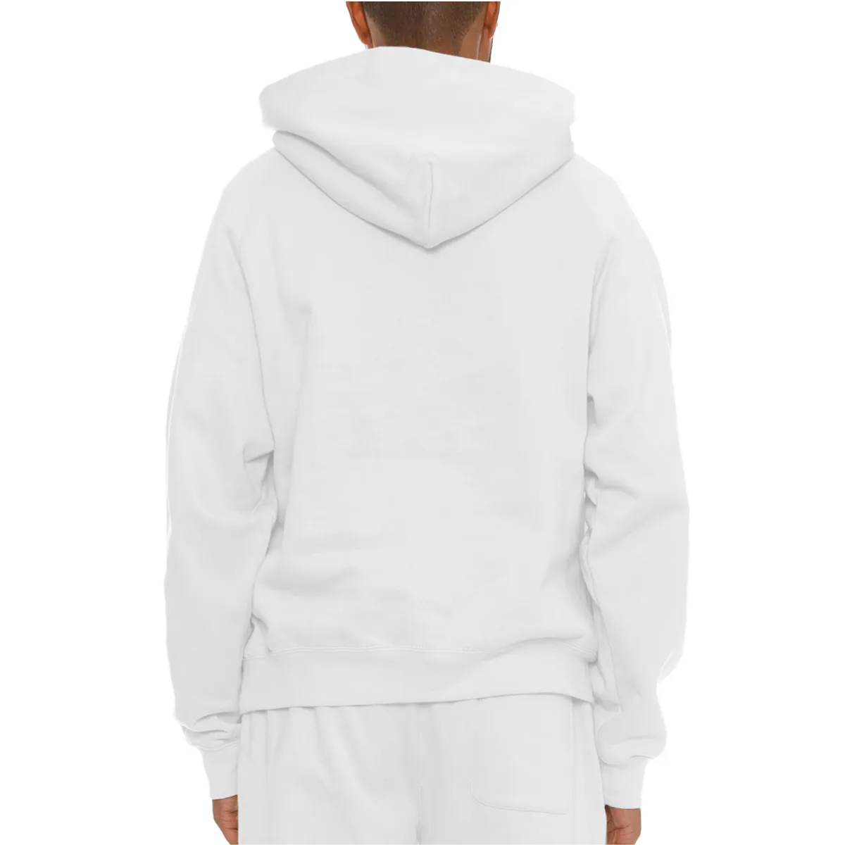 Pure Cotton Hoodie - White