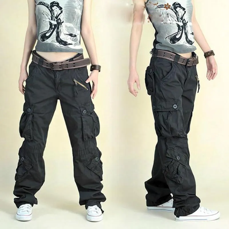 Purpdrank - 2023 New Arrival Fashion Hip Hop Loose Pants Jeans Baggy Cargo Pants For Women