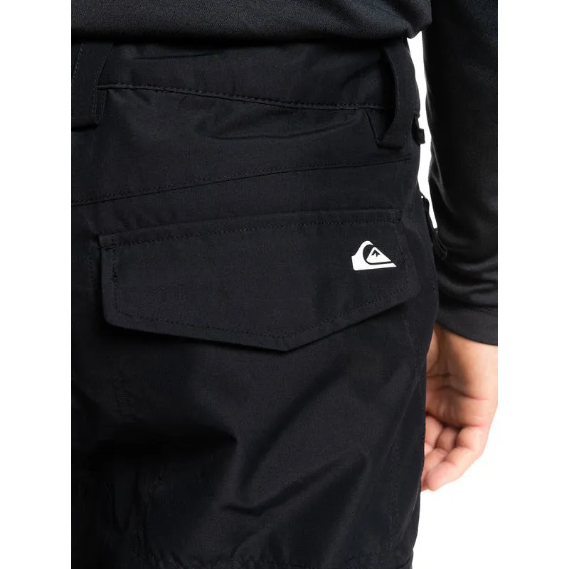 Quiksilver Mens Porter Snow Pant True Black- KVJ0