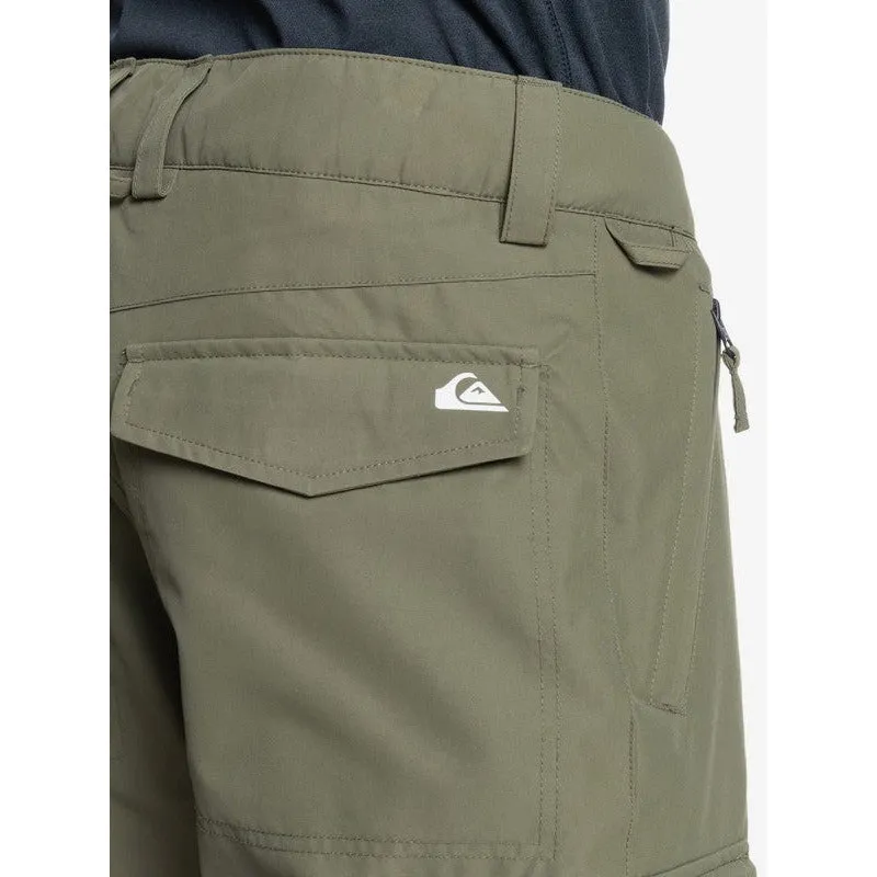 Quiksilver Porter Snow Pant-Grape Leaf-CRE0