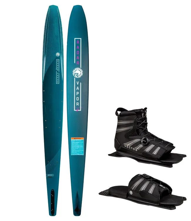 Radar Vapor Graphite Slalom Ski with Vector Boa Boot & RTP (2023)