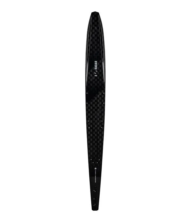 Radar Vapor Pro Build Slalom Ski with Vapor Boot & Fixed RTP (2022) - Black