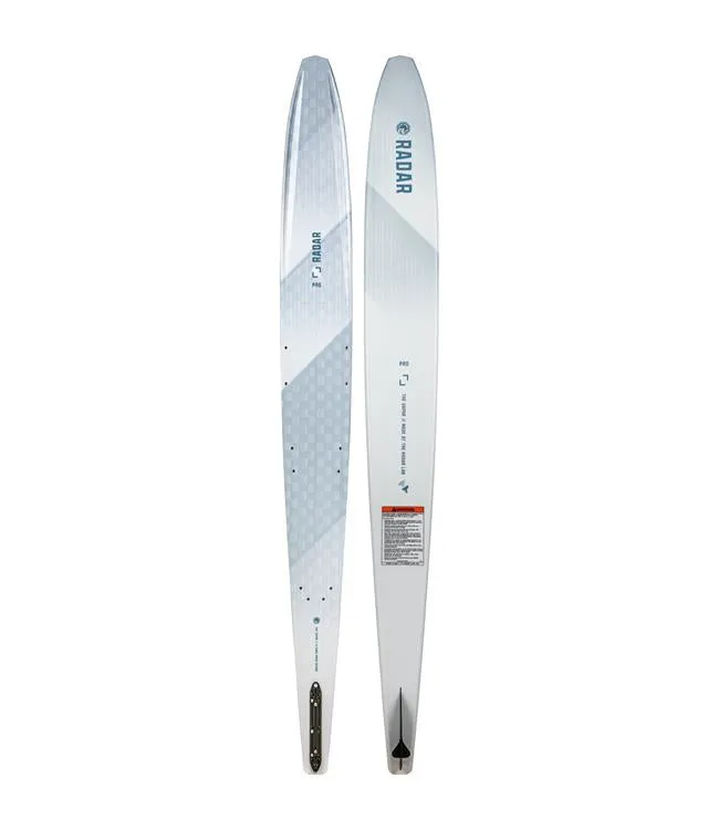 Radar Vapor Pro Build Slalom Ski with Vapor Boot & Fixed RTP (2022) - White