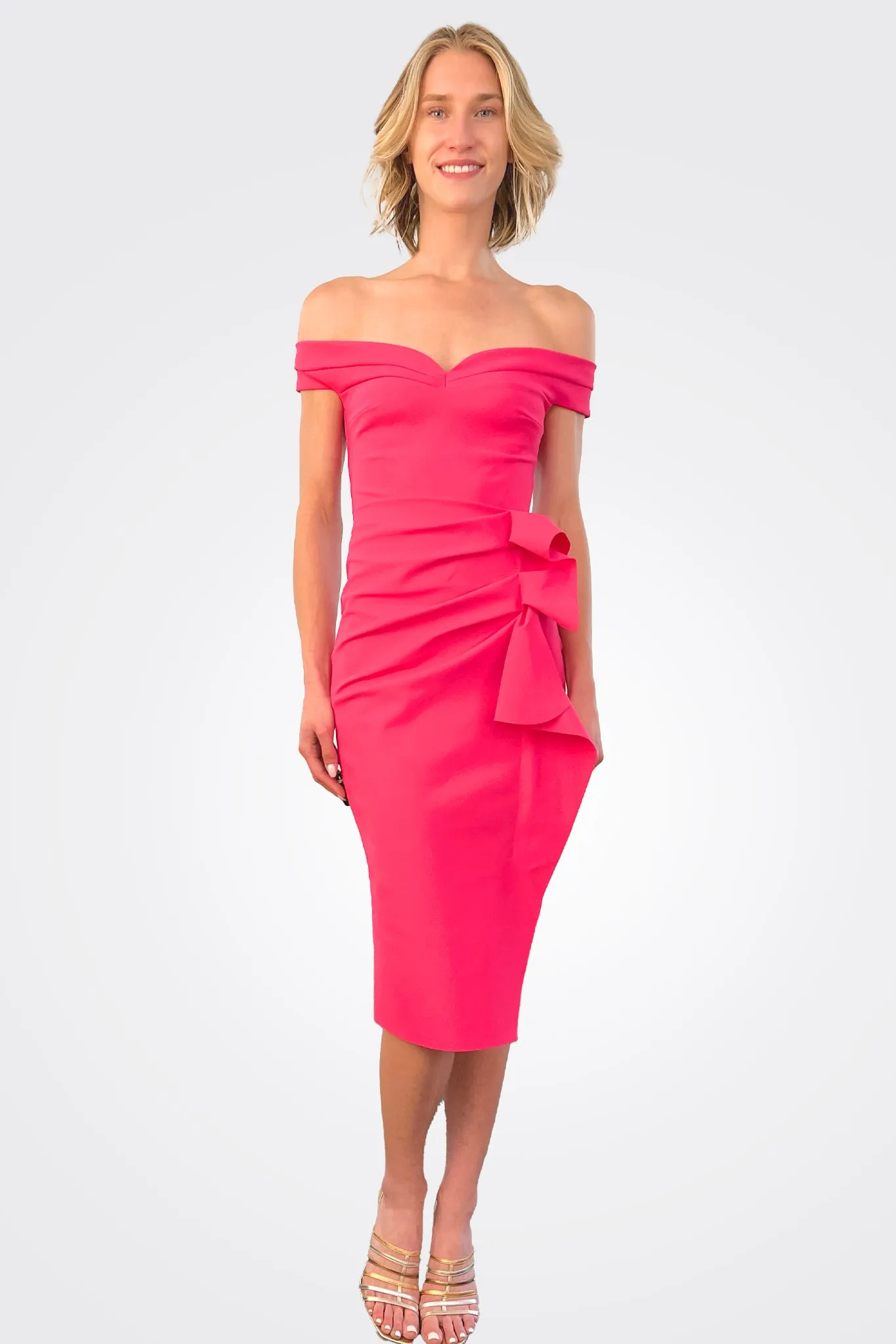 Radoslava Dress - Spicy Pink