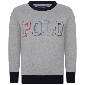 Ralph Lauren Boys Sweater - Cotton Knit Polo Sweater