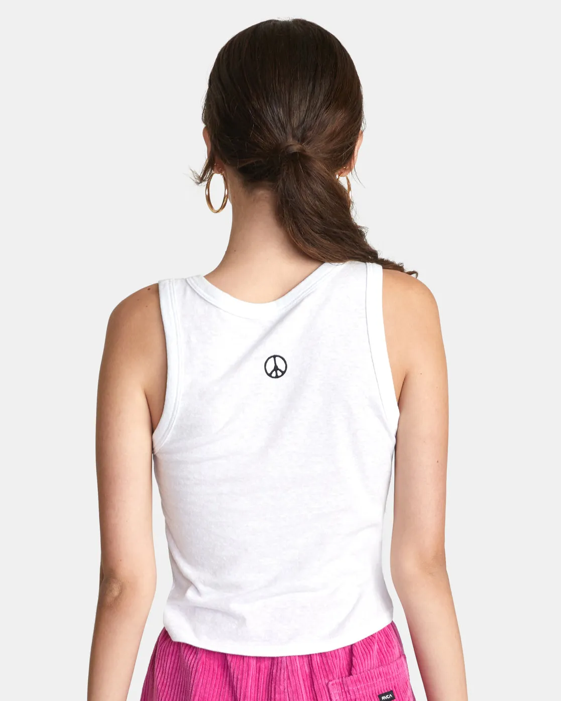 RVCA El Camino Tank Top - Off White