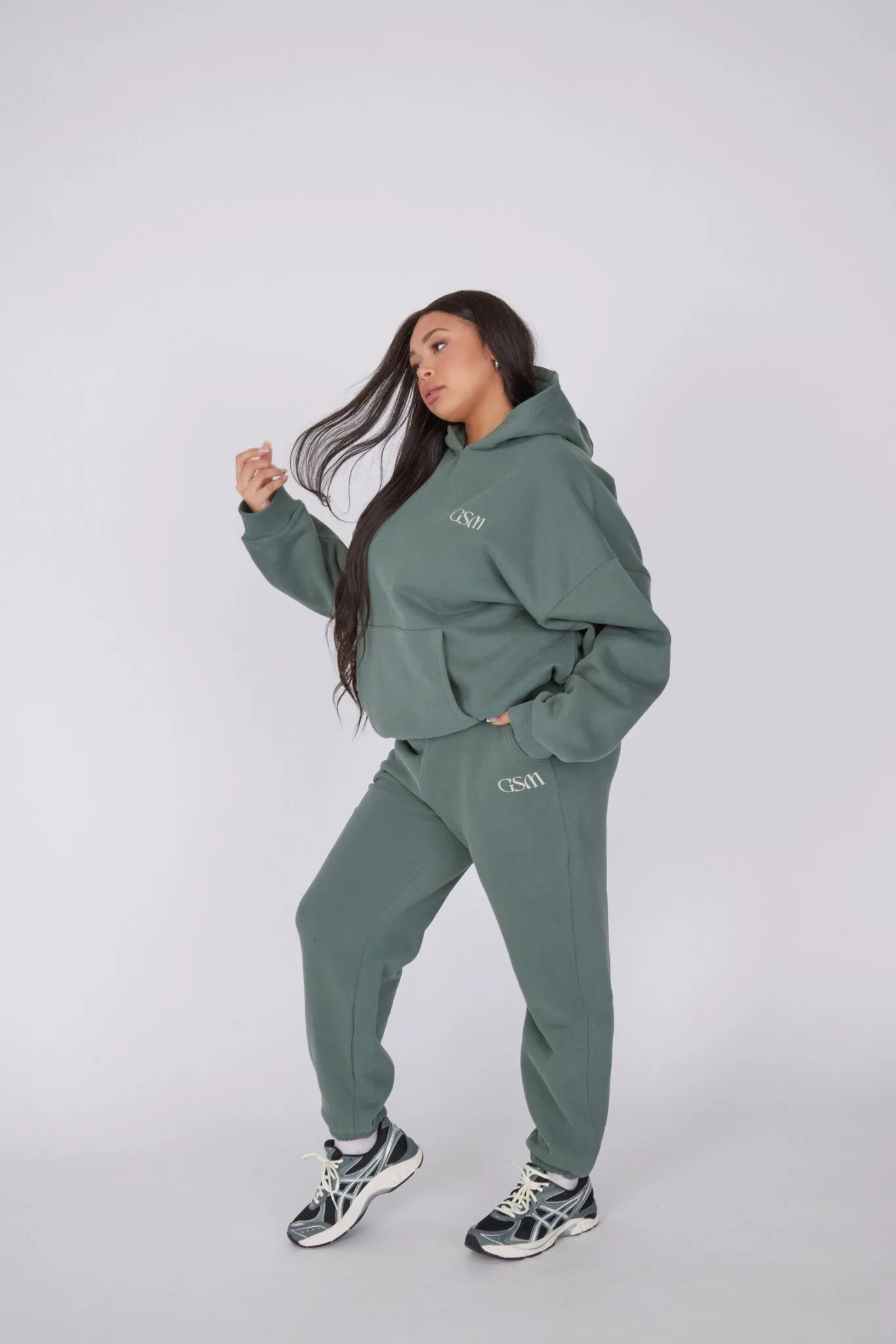 Signature Oversized Hoodie - Aloe Green