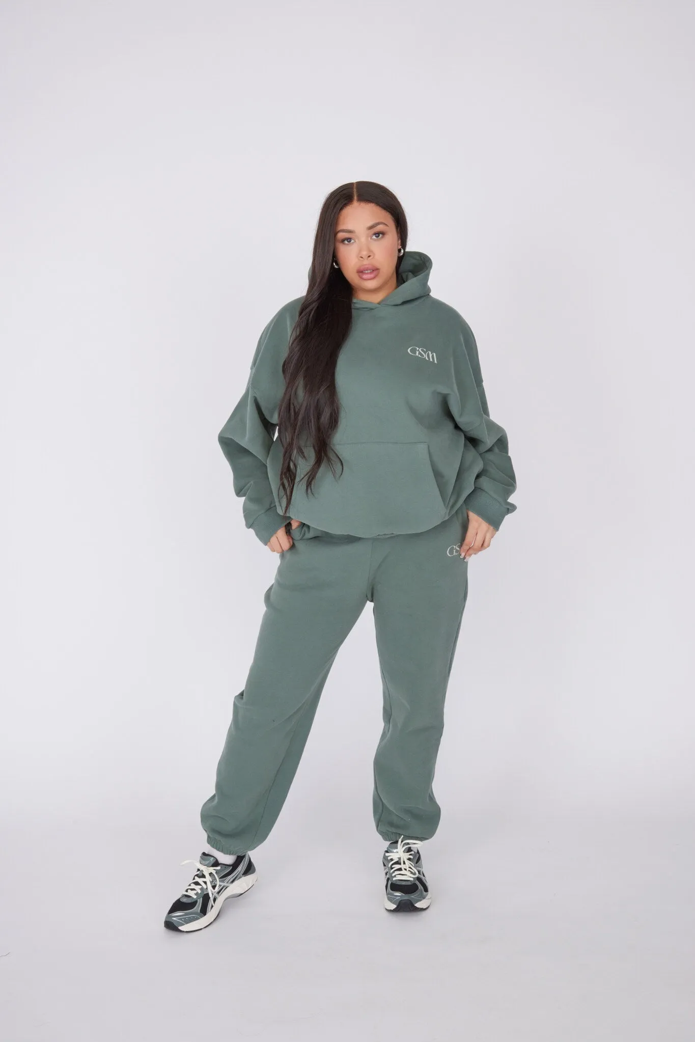 Signature Oversized Hoodie - Aloe Green