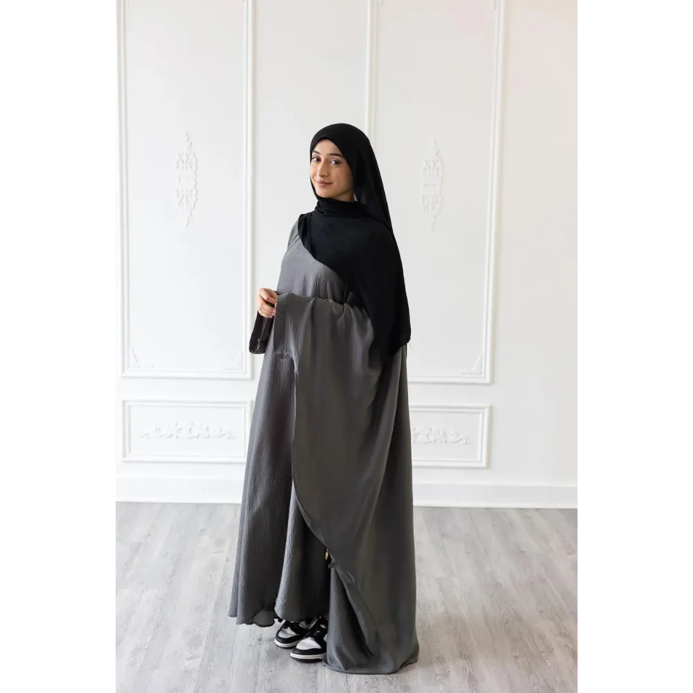 Slip Dress and Loose Fit Abaya (Oslo Grey)