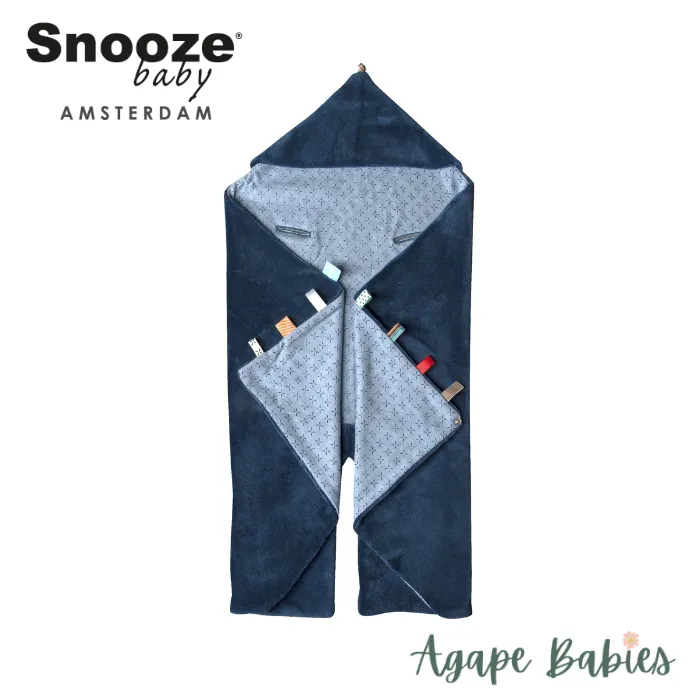 Snoozebaby Trendy Wrapping Wrap Blanket - Indigo Blue