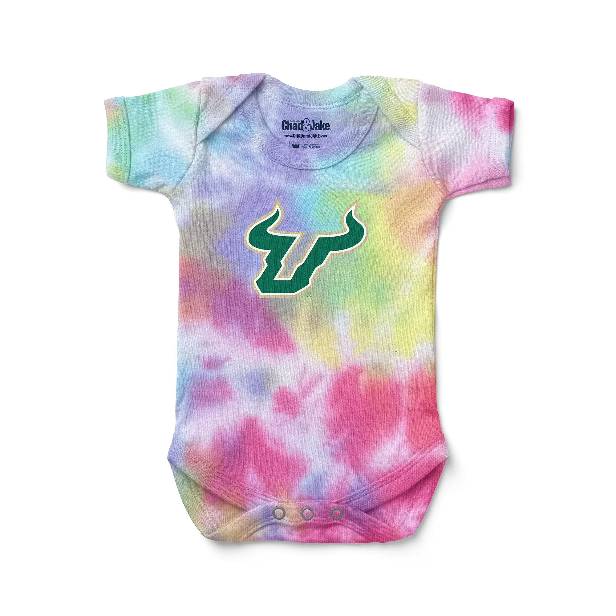 South Florida Bulls Tie Dye Bodysuit