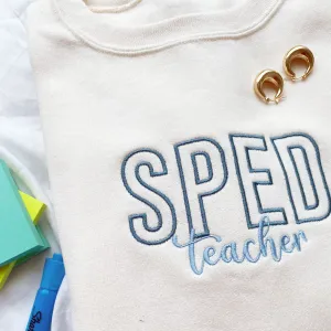 SPED Teacher Gemma Crewneck Sweatshirt