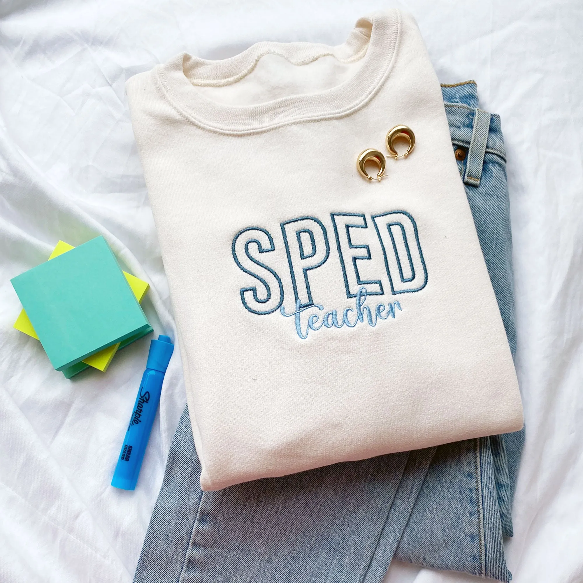 SPED Teacher Gemma Crewneck Sweatshirt