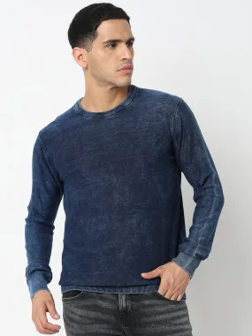 Spykar Round Neck Cotton Pullover Sweater