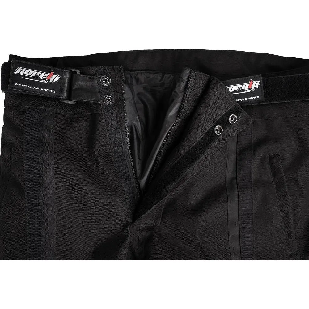 STORM MOTORCYCLE BLACK TEXTILE PANTS