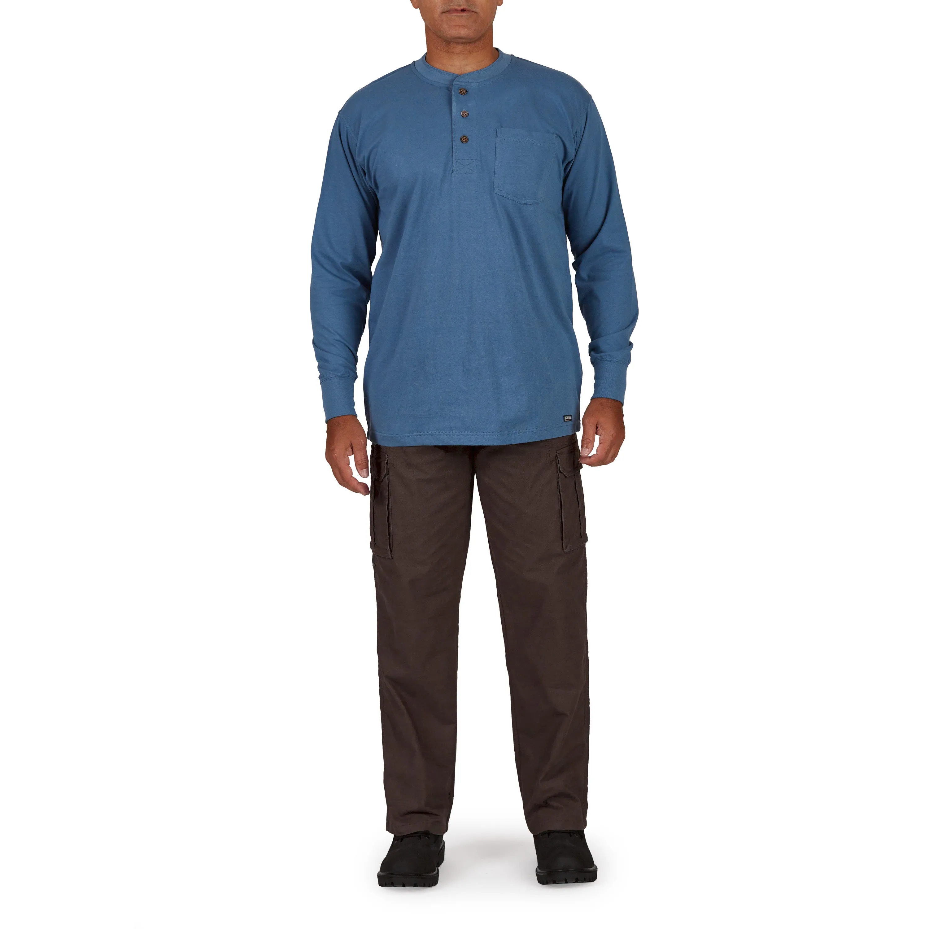 STRETCH FLEECE-LINED CANVAS CARGO PANT