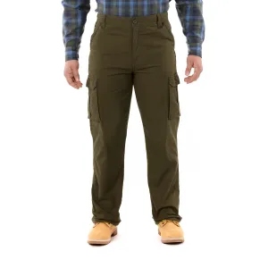 STRETCH FLEECE-LINED CANVAS CARGO PANT