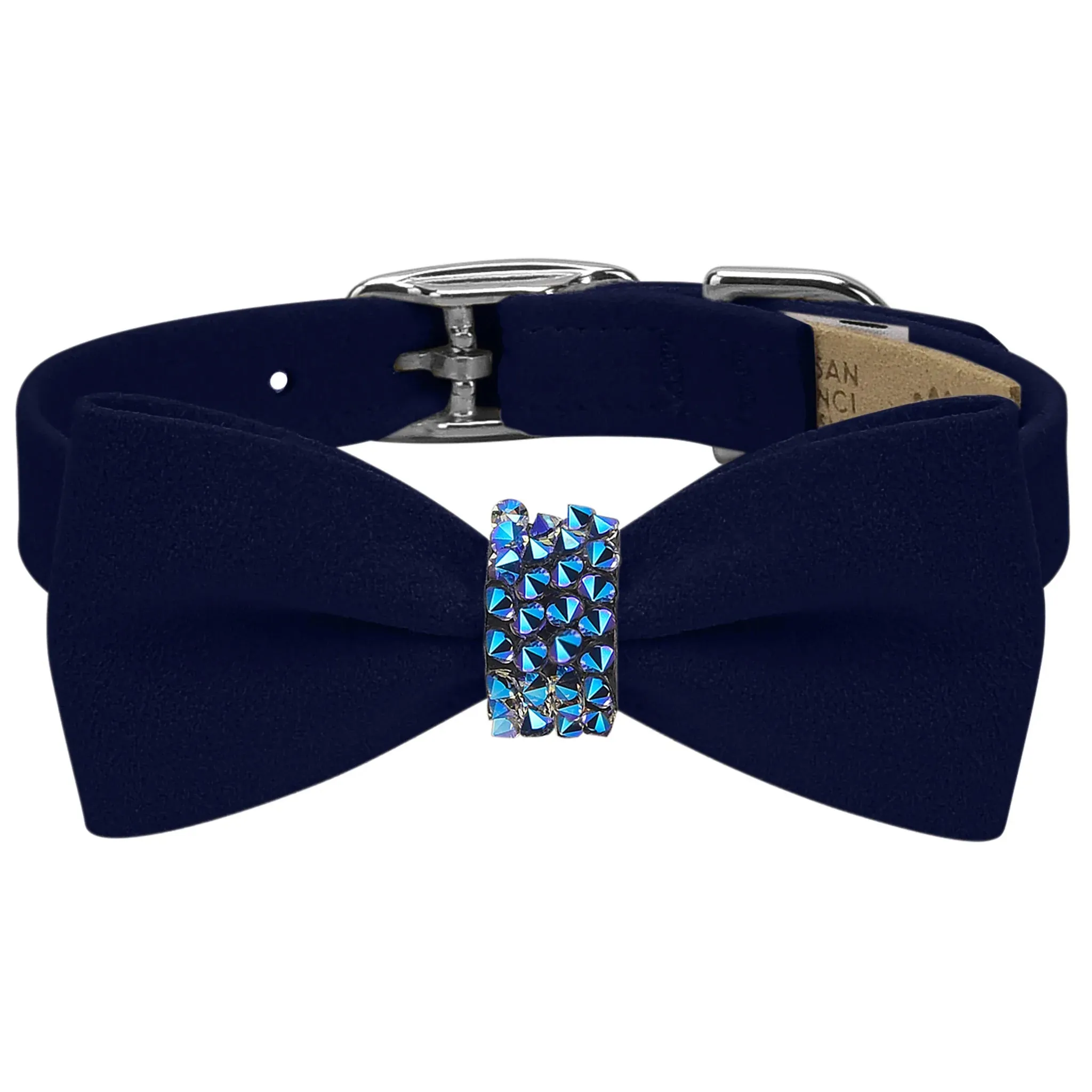 Susan Lanci Midnight Puparoxy Indigo Bow Tie Collar