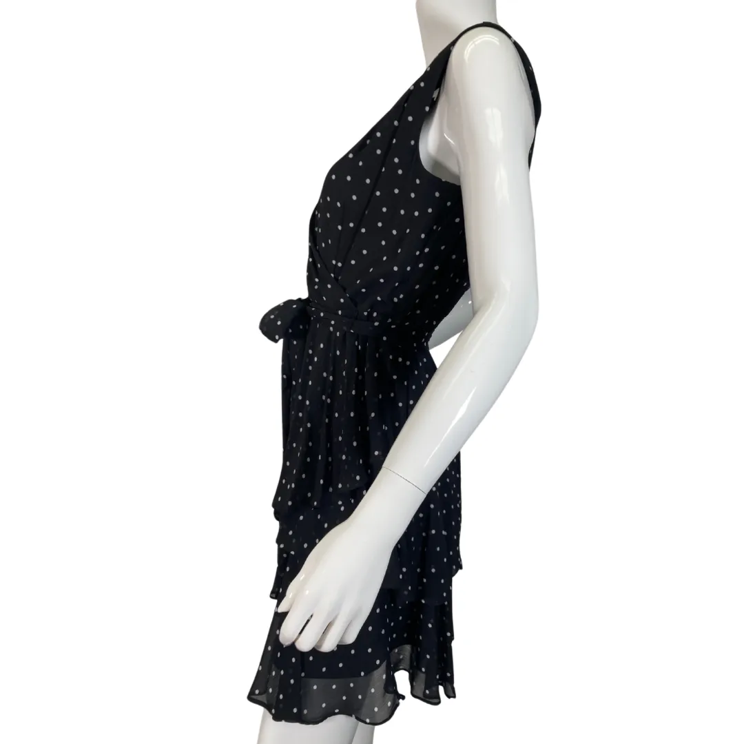 Tahari Black and White Polka Dot Dress